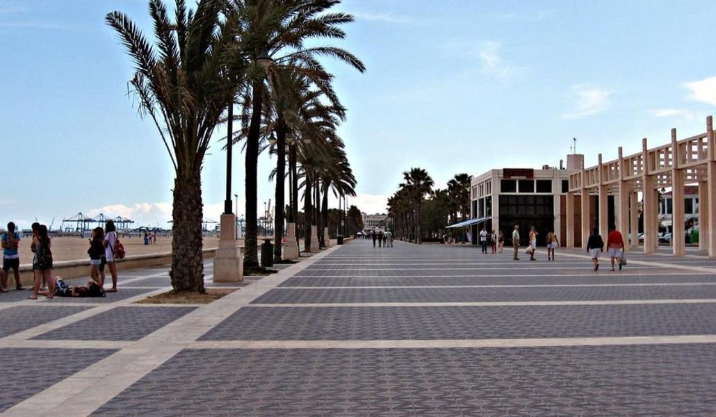 Holiday&Vacations Apartment On The Beach Valência Exterior foto